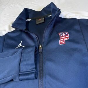 Nike Air Jordan Jumpman Jacket Blue Full Zip Warm Up Men's Size Small